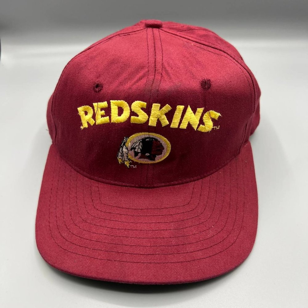 Vintage Washington Commanders Redskins Hat Men Twins Enterprise NFL Snapback Cap